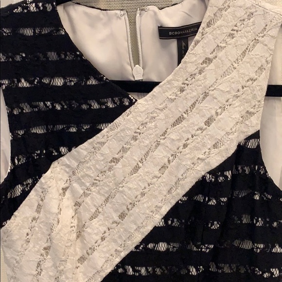 Business black and white dress - Picture 2 of 3